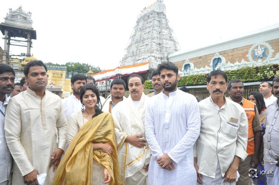 Lie-Movie-Team-At-Tirumala